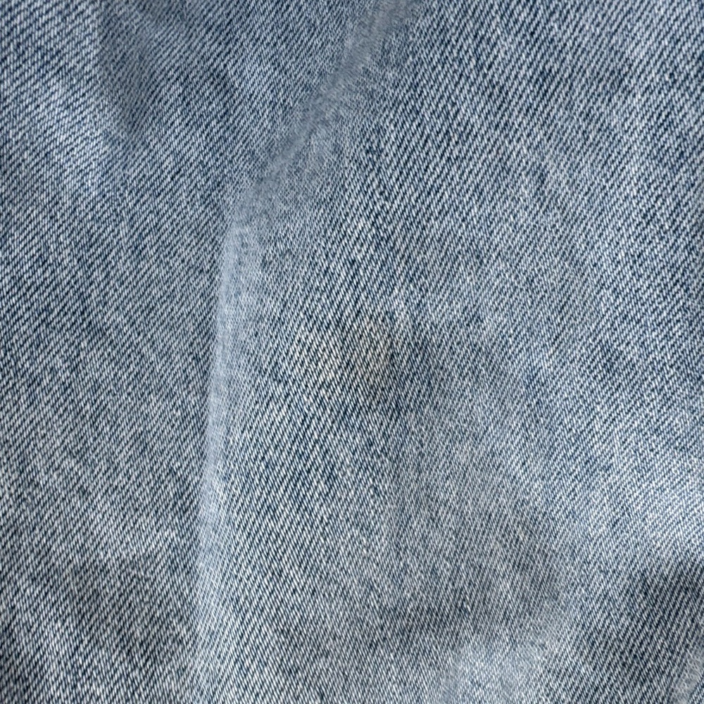 Topshop Light Wash Straight Leg Jeans with Drawstring - Picture 7 of 10